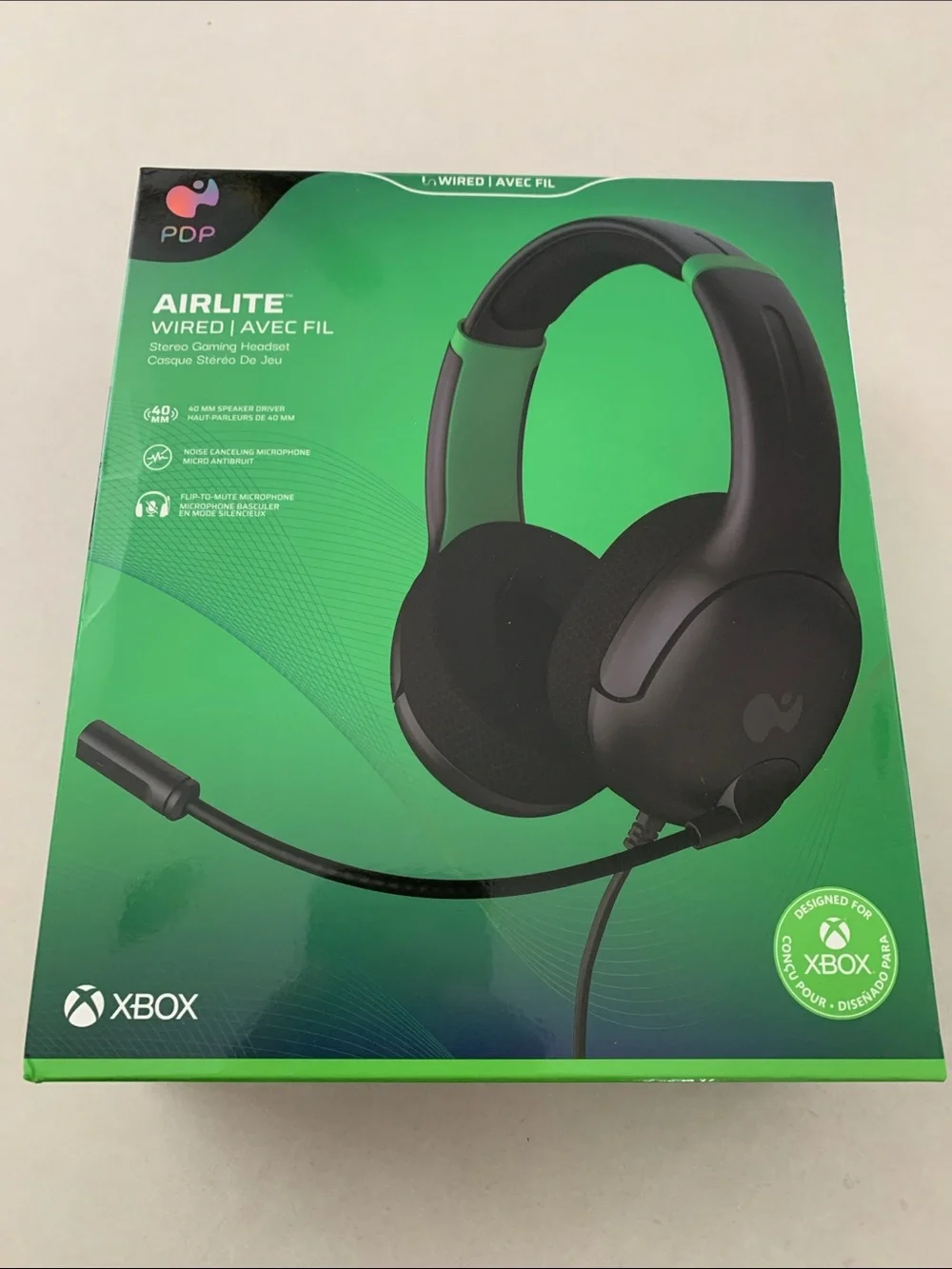 AirLite Wired Gaming Headset for Xbox — Black